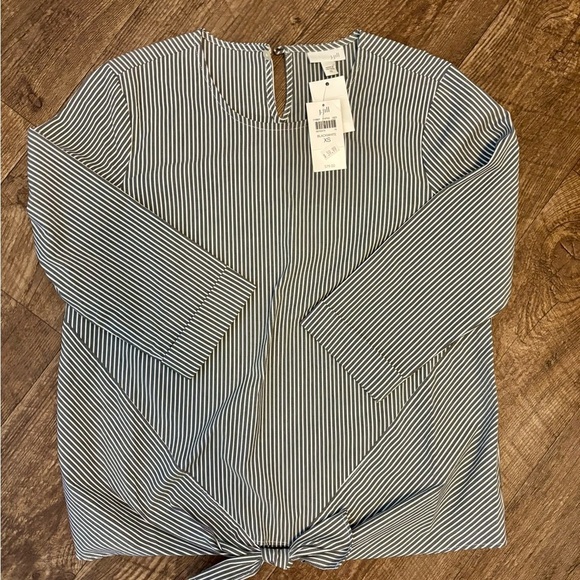 J. Jill Tie Front Blouse, NWT! Women’s XS - Picture 7 of 7